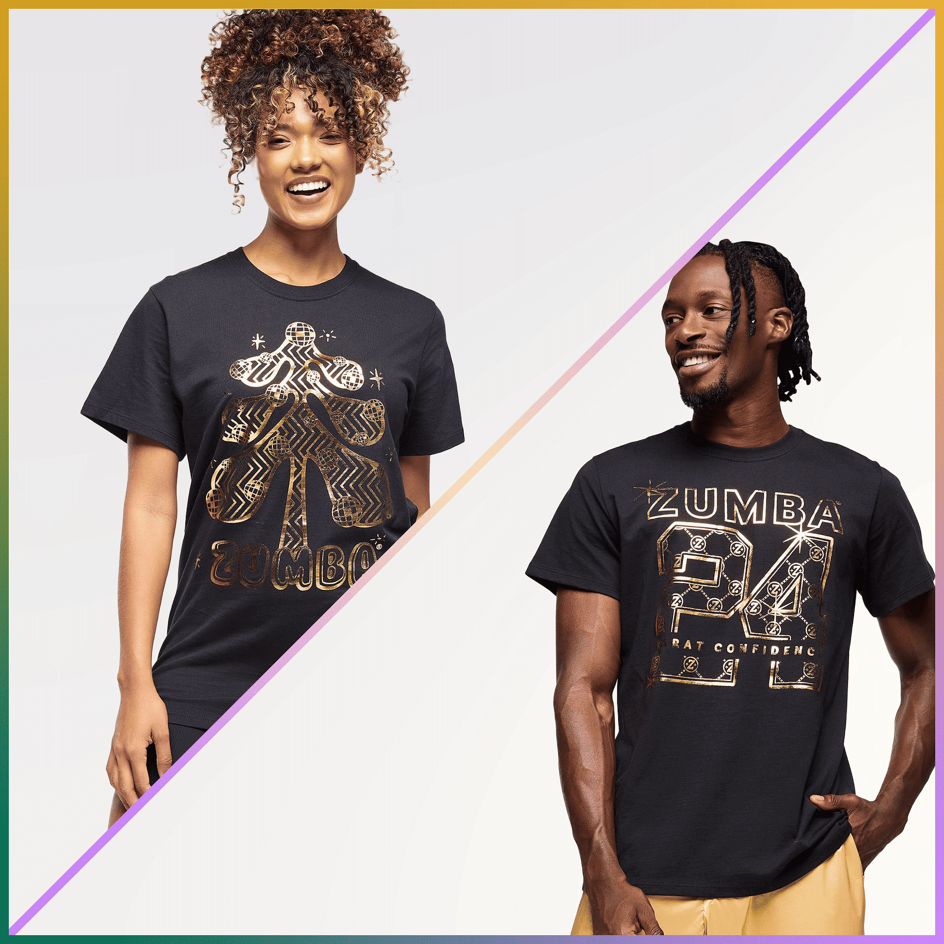 Zumba Holiday Crew Neck Tee - Black