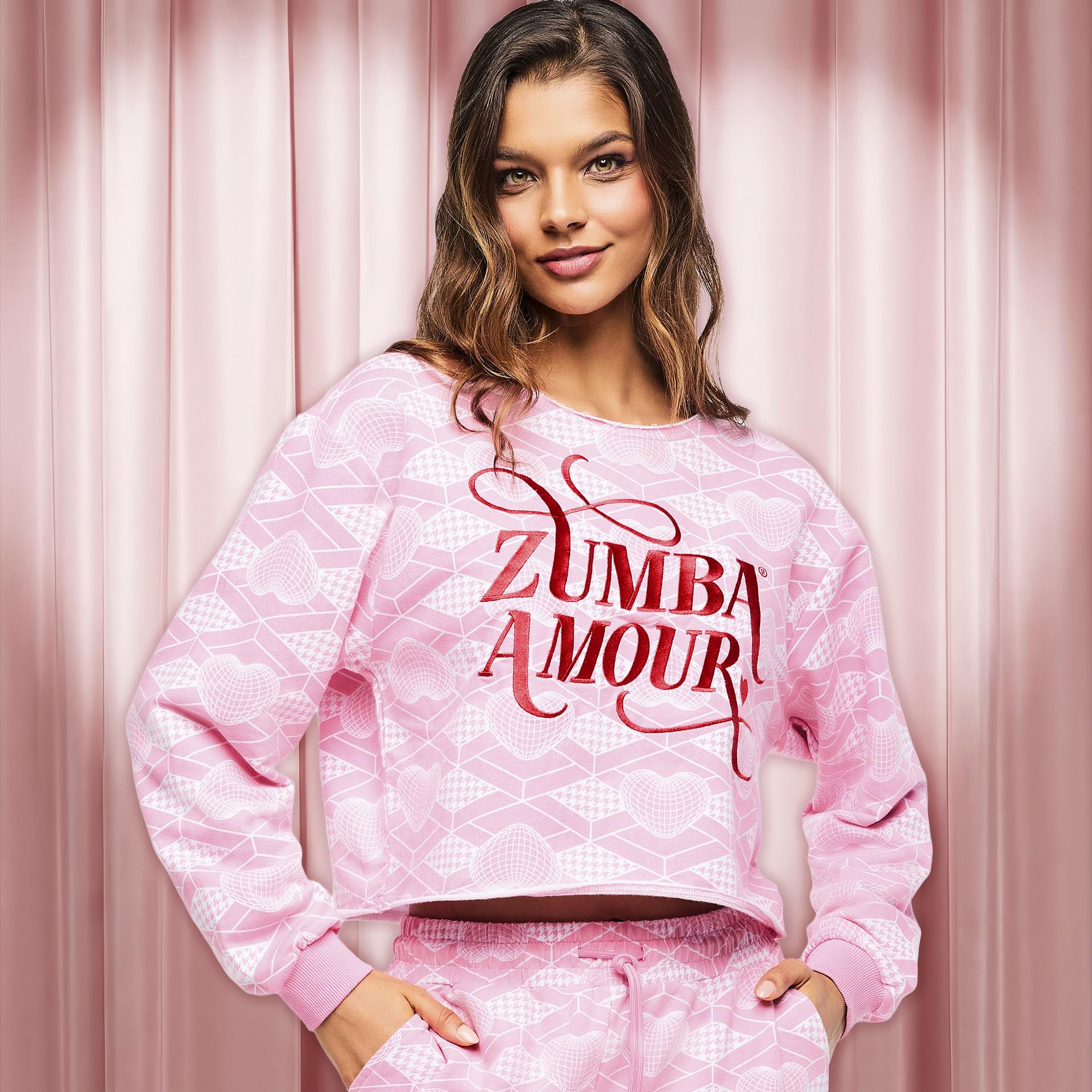 Zumba Amour Cropped Sweatshirt