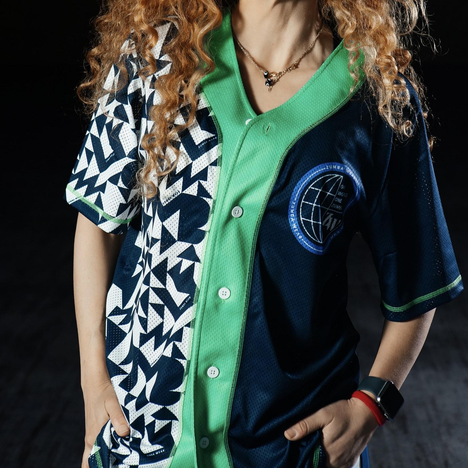 Zumba Out Loud Baseball Button Up Jersey ZUMBA 正規品 ズンバ Zumba Out Loud Baseball Button Up Jersey – Zumba Wear