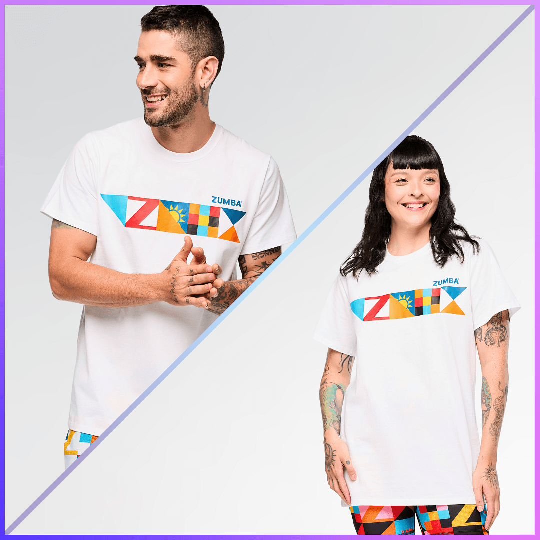 Zumba Rays Crew Neck Tee