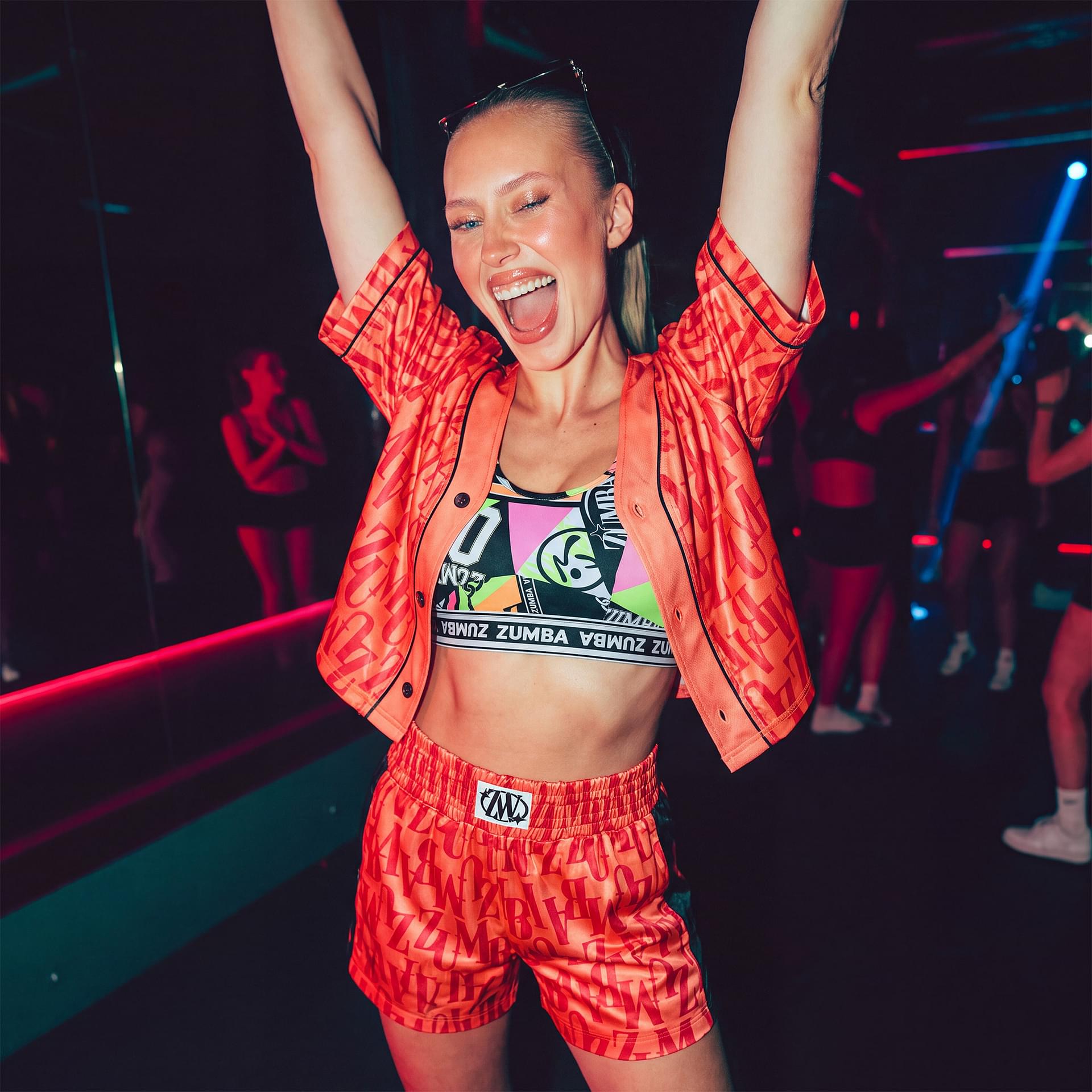 Dale-Z Oversized Crop Mesh Baseball Top