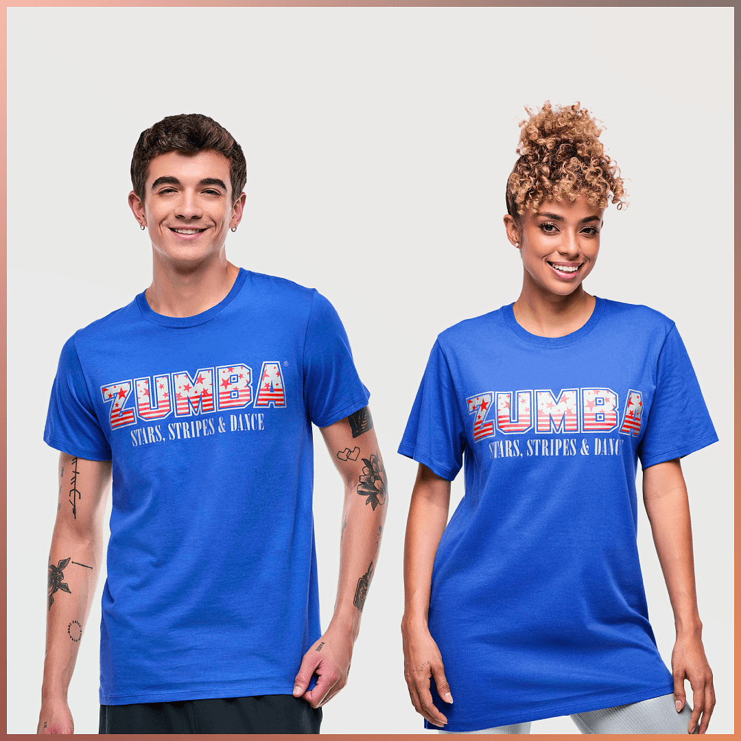 Zumba Stars And Stripes Tee