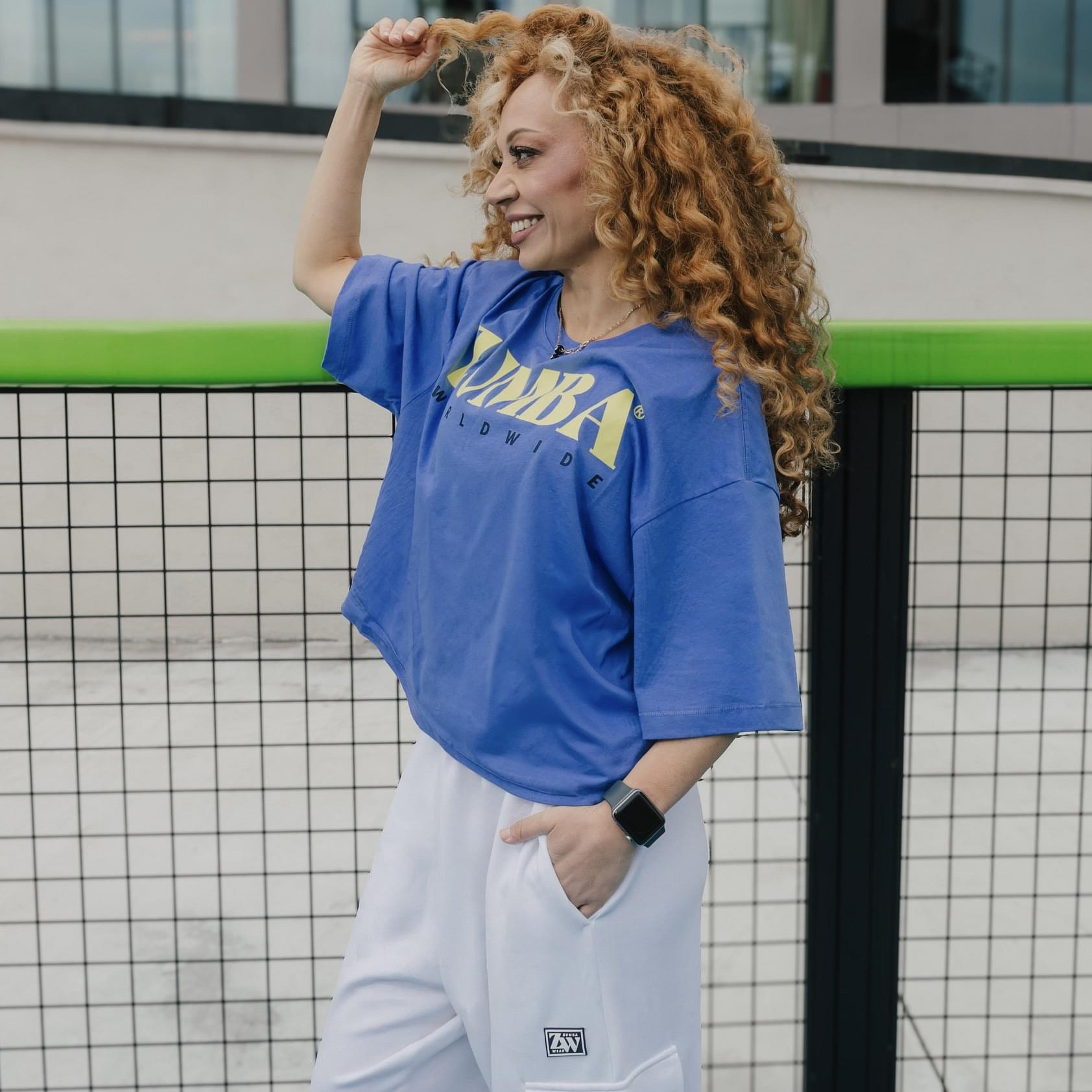 Inspire Your Moves with the Zumba Oversized Boxy Crop Top