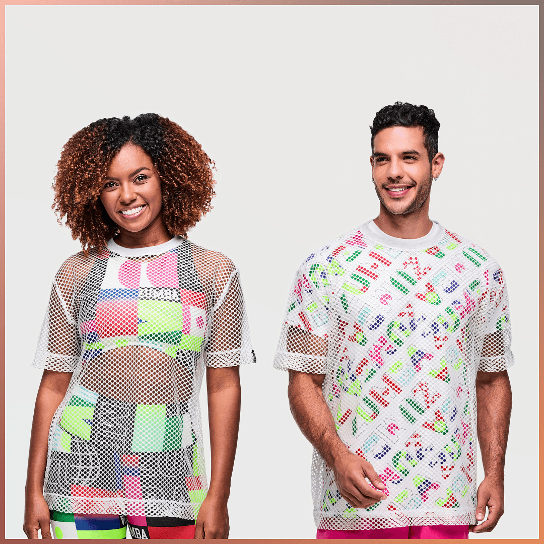 Worldwide Unisex Mesh Crew Neck Top