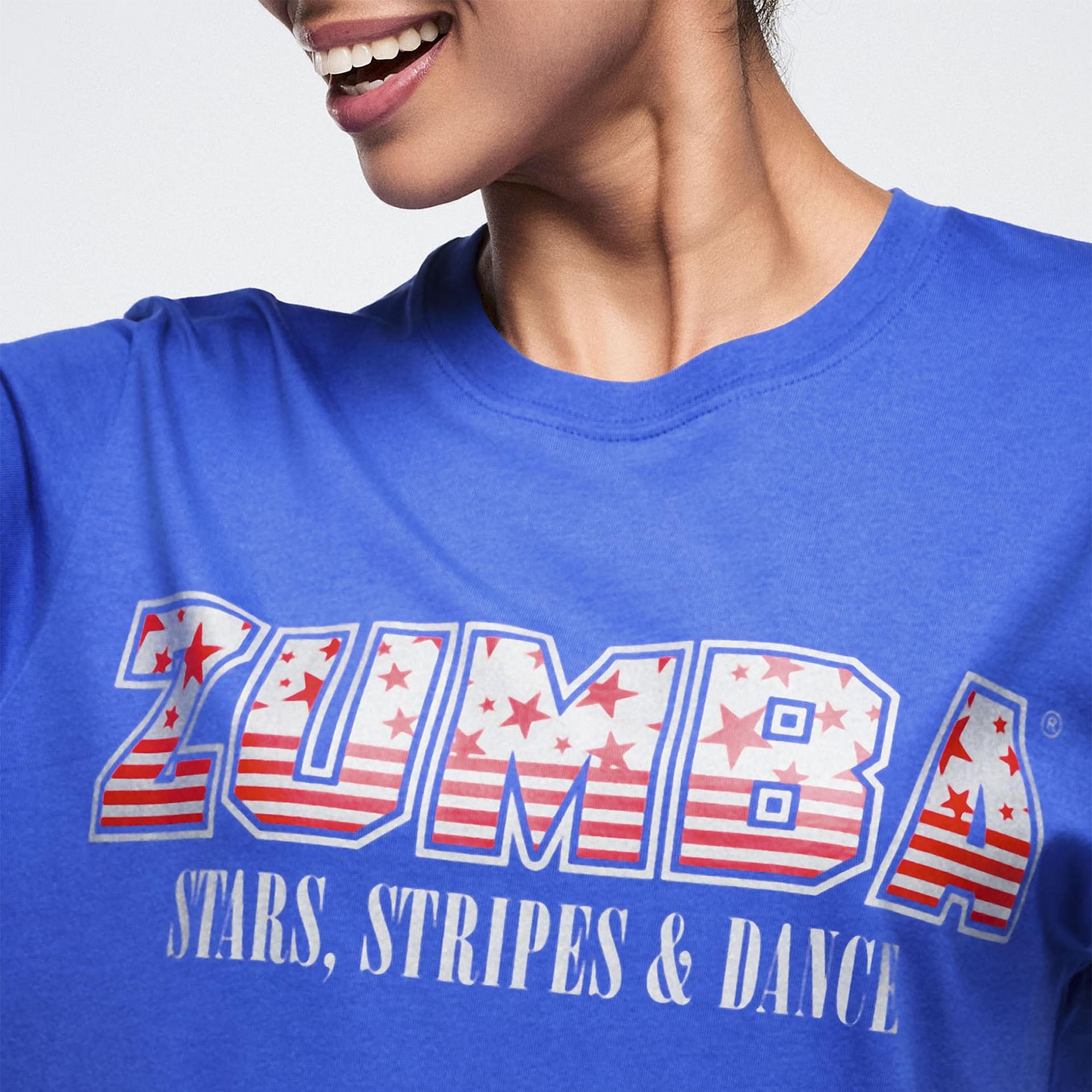 Zumba Stars And Stripes Tee
