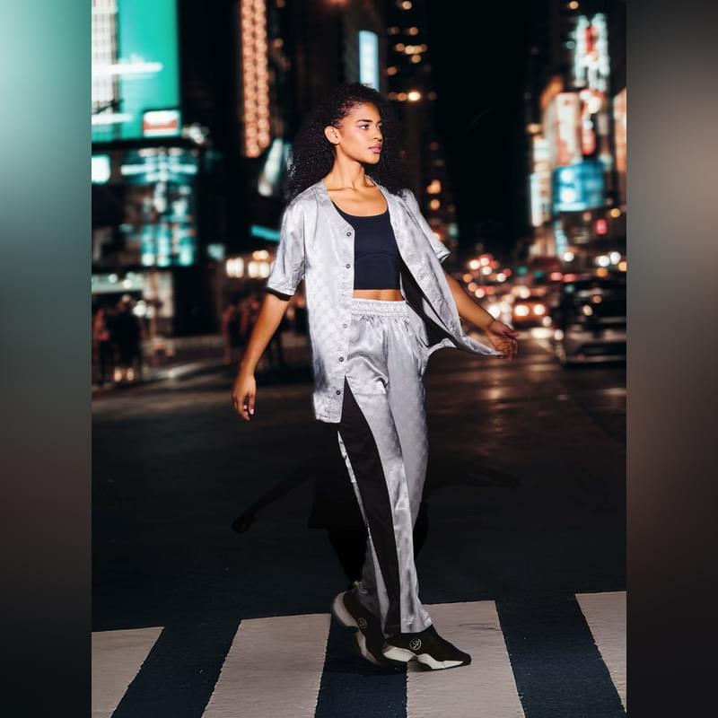 Zumba Runway Baseball Button Up Jersey