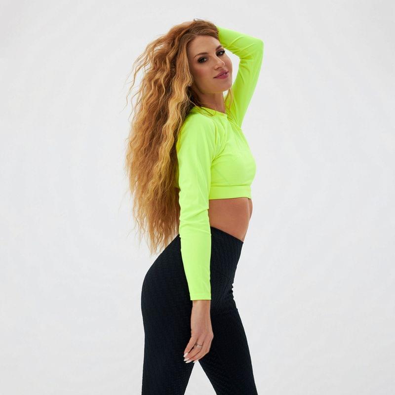 Zumba Forever Long Sleeve Crop Top