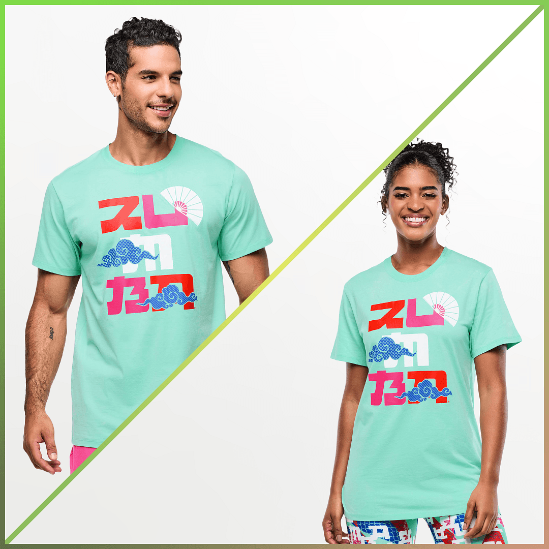 Eastern Flavor Crew Neck Tee - Light Green