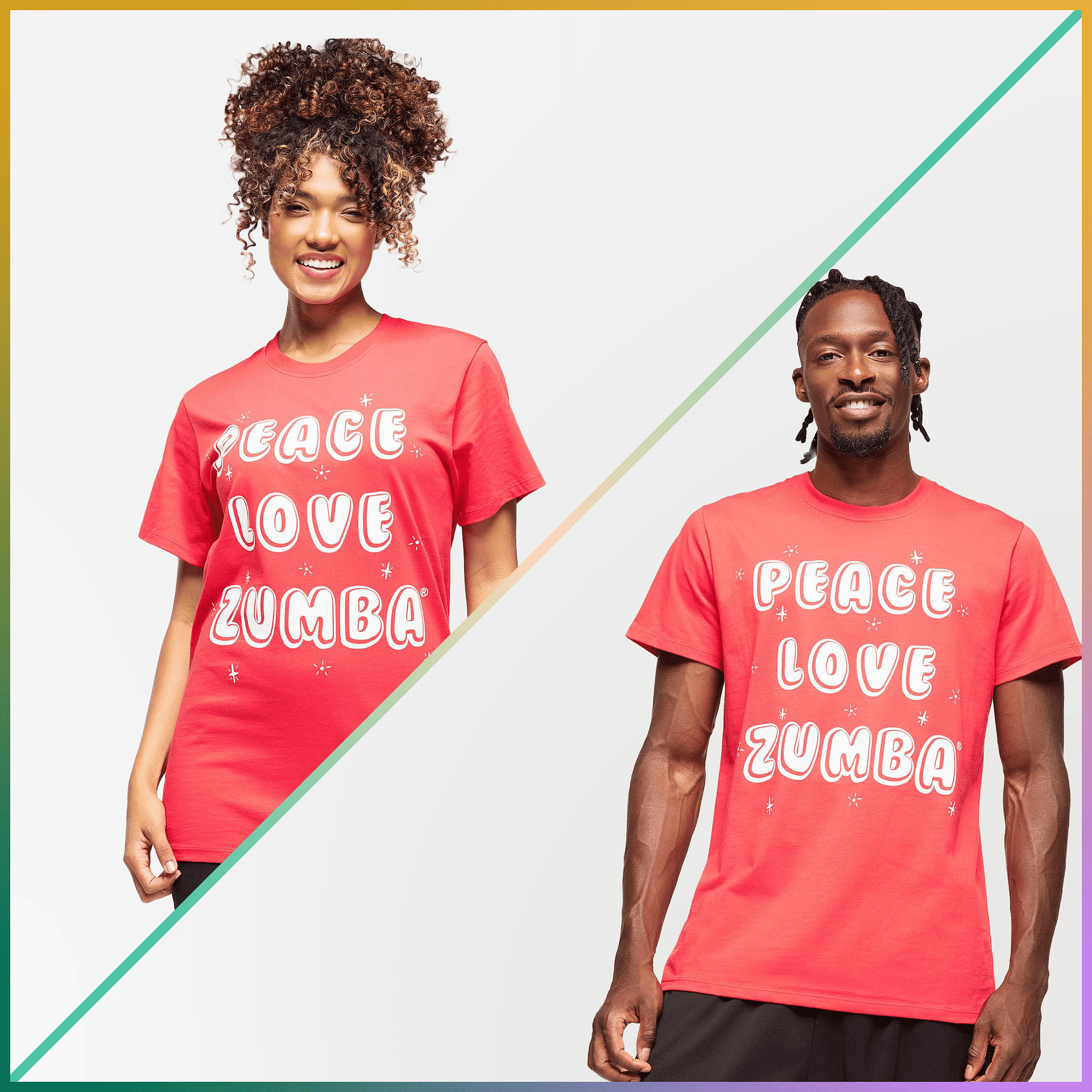 Zumba Holiday Crew Neck Tee - Red