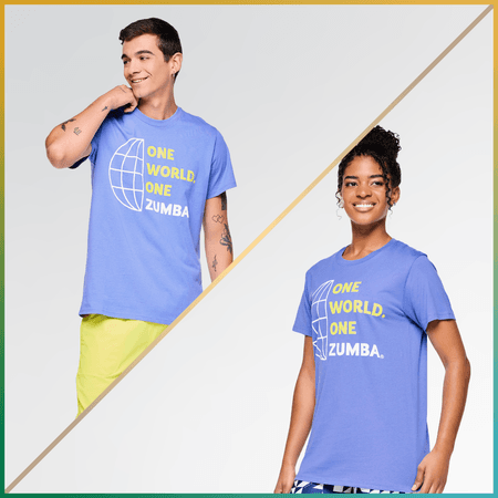 Zumba Out Loud Crew Neck Tee - Purple