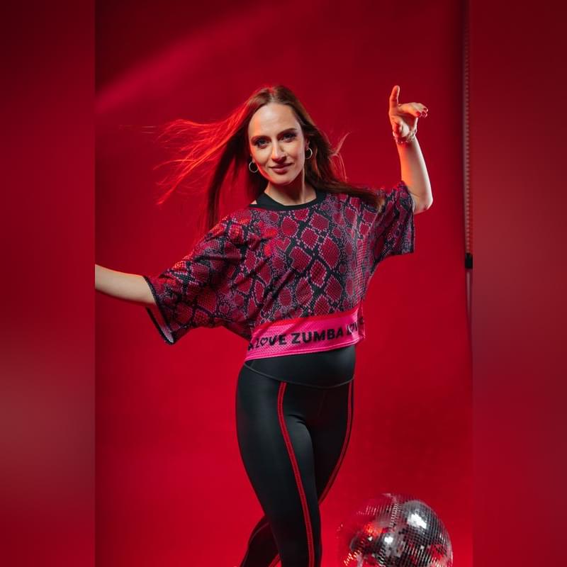 Zumba Love Snakeskin Top