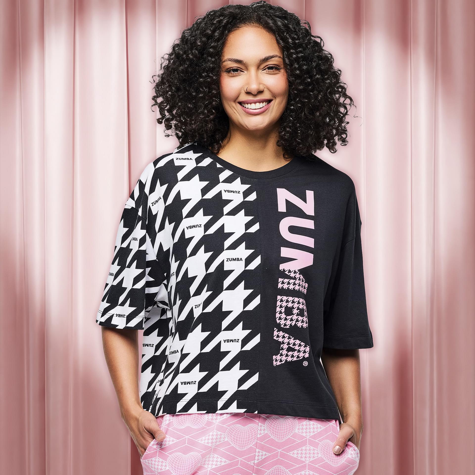 Zumba Amour Oversized Boxy Crop Top