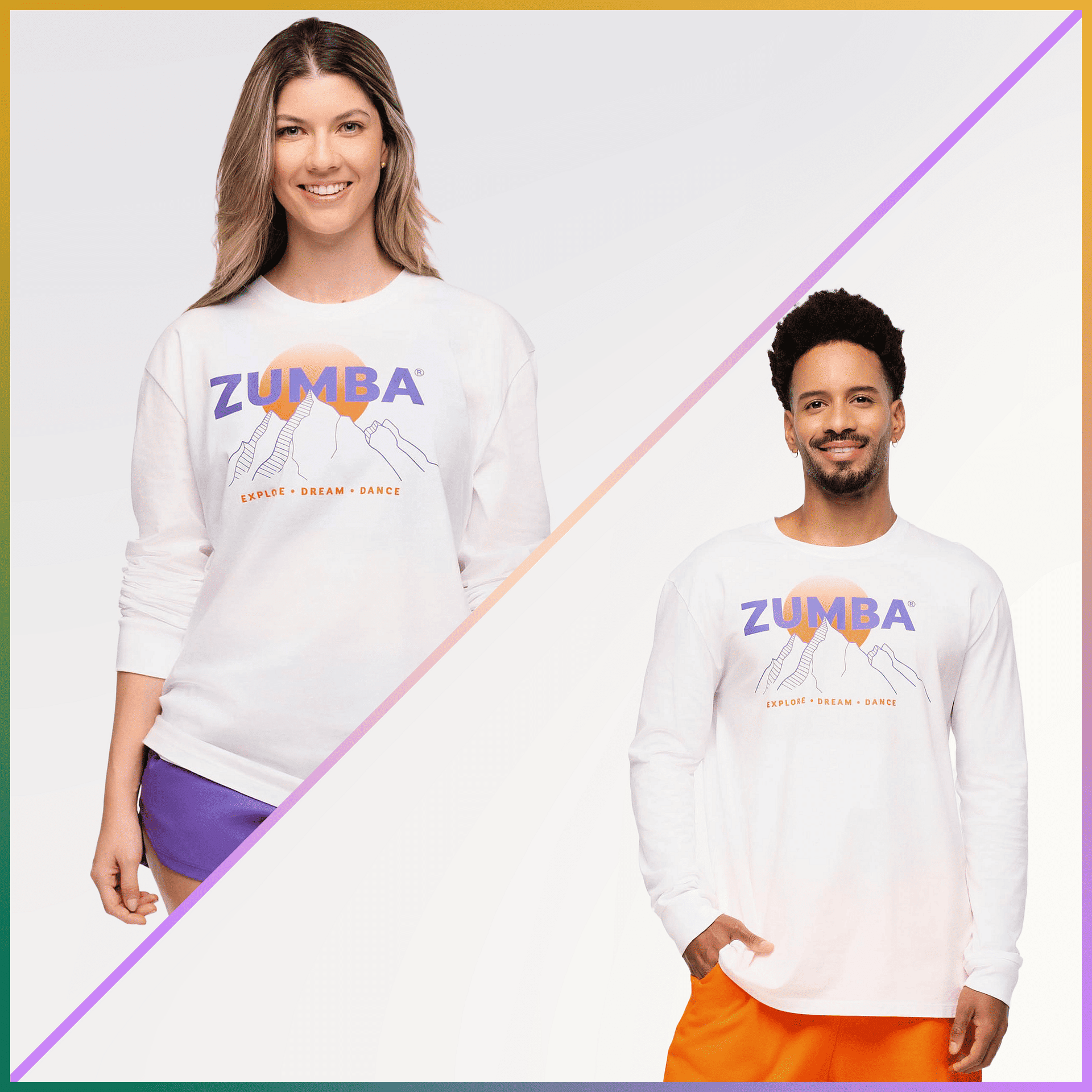 Zumba Explore Unisex Long Sleeve Tee