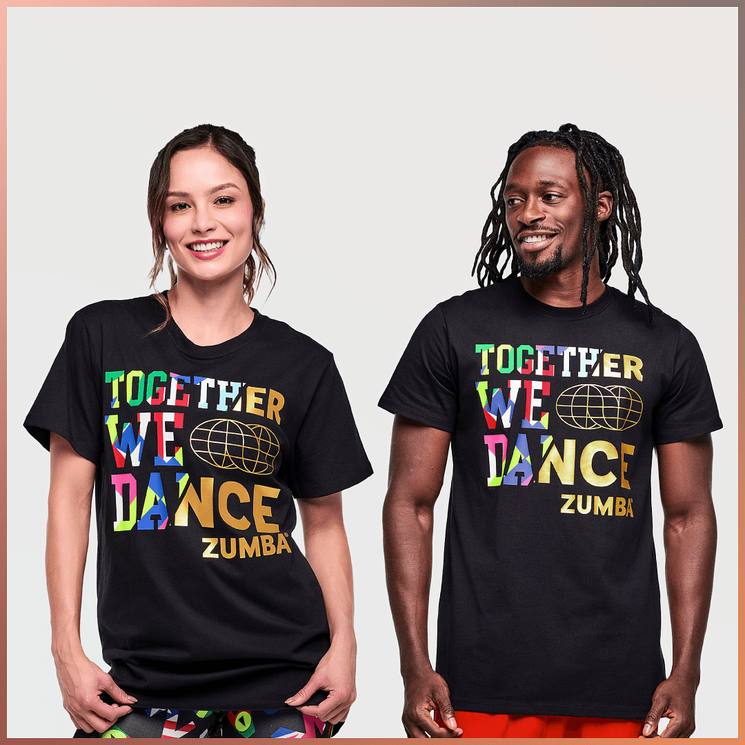Worldwide Unisex Crew Neck Tee - Black