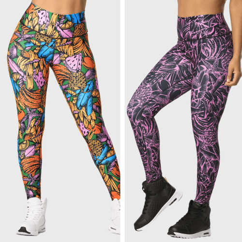 【Zumba】◆3月新作★Tropics High Waisted Ankle Leggings◆ Shop Zumba Tropics High Waisted Ankle Leggings - Vibrant and