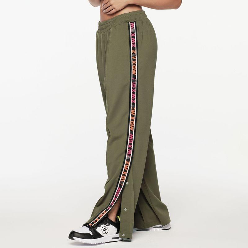 ZW X GW Straight Leg Track Pants With Side Snaps