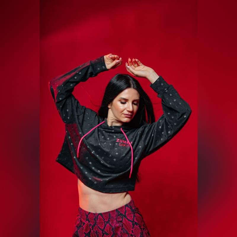 Zumba Kiss Crop Sweatshirt