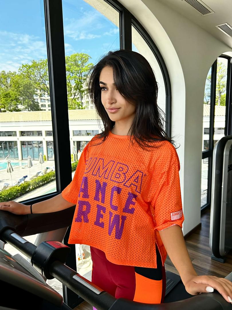 Zumba Wear Europe Zumba Dance Crew Mesh Crop Top