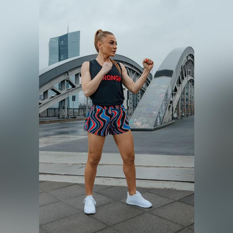 Strong Over Everything High Waisted Loose Shorts