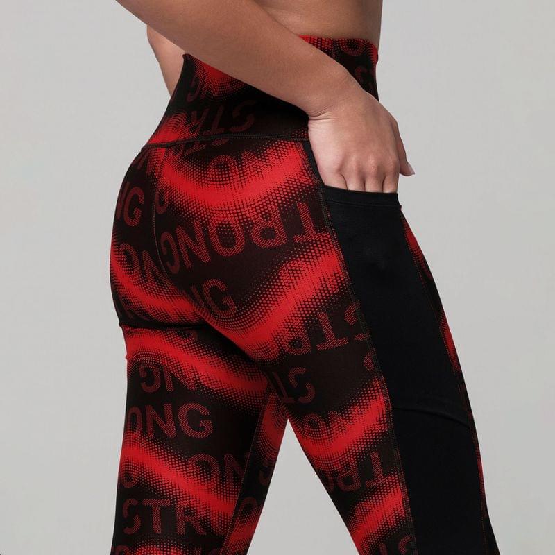Heat Map High Waisted Ankle Leggings