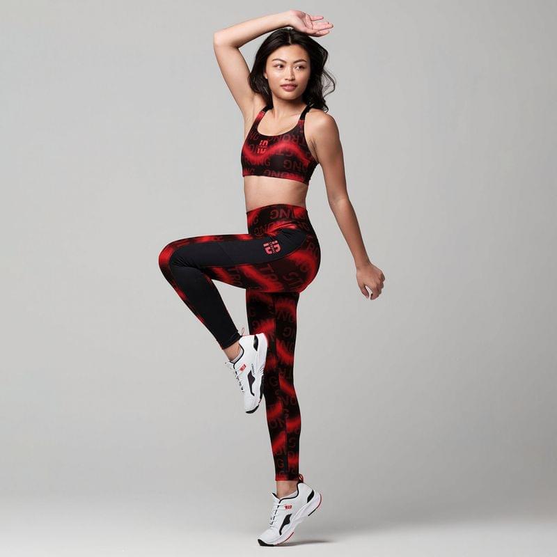 Heat Map High Waisted Ankle Leggings