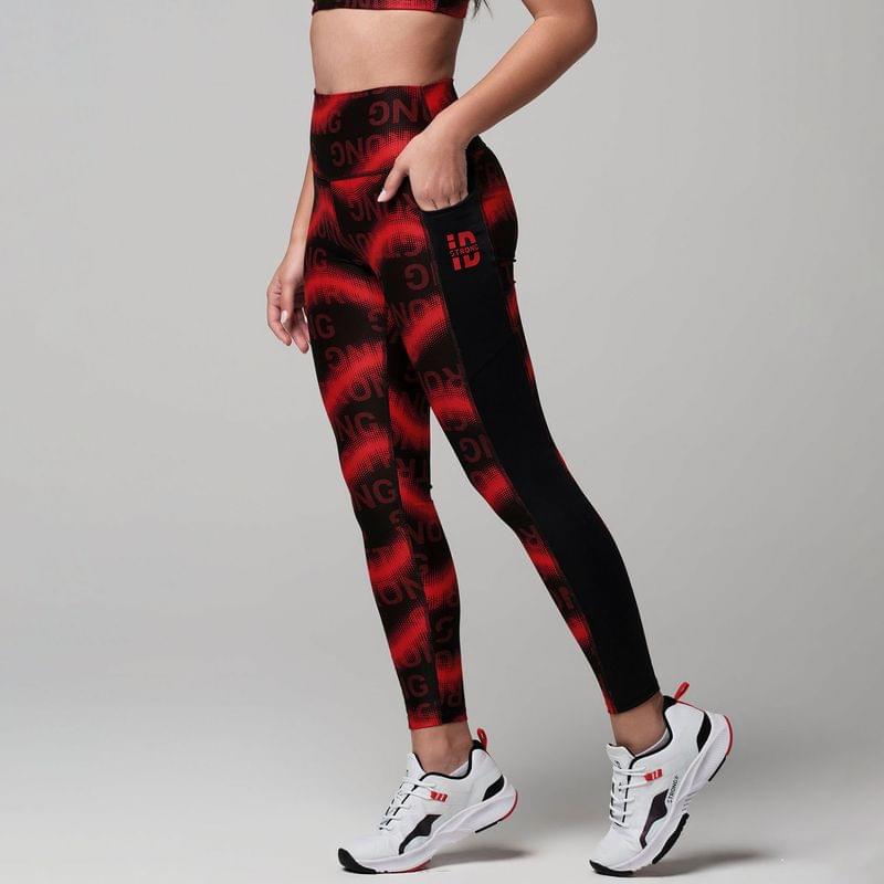 Heat Map High Waisted Ankle Leggings