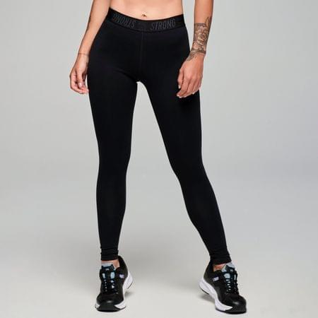 Strong ID Electric High Rise Ankle Leggings With Elastic Waistband