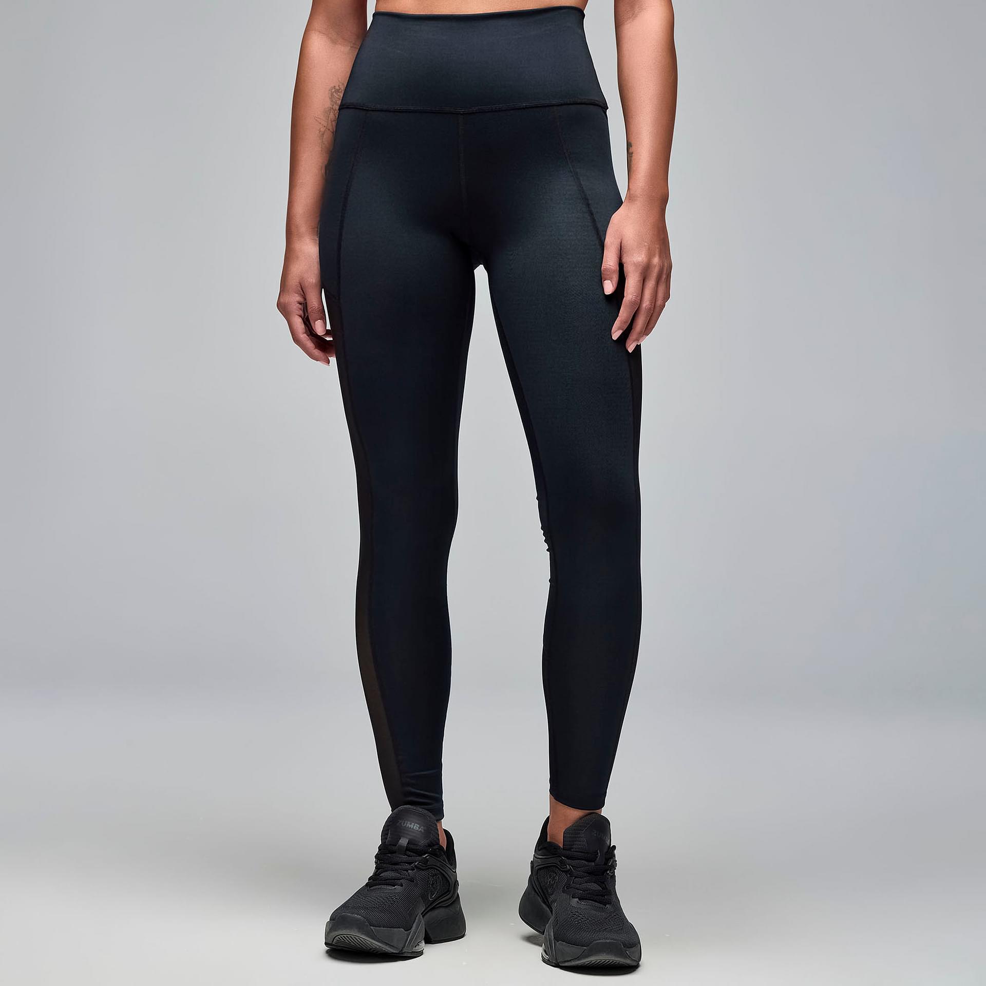 STRONG iD High Waisted Ankle Leggings With Inserts