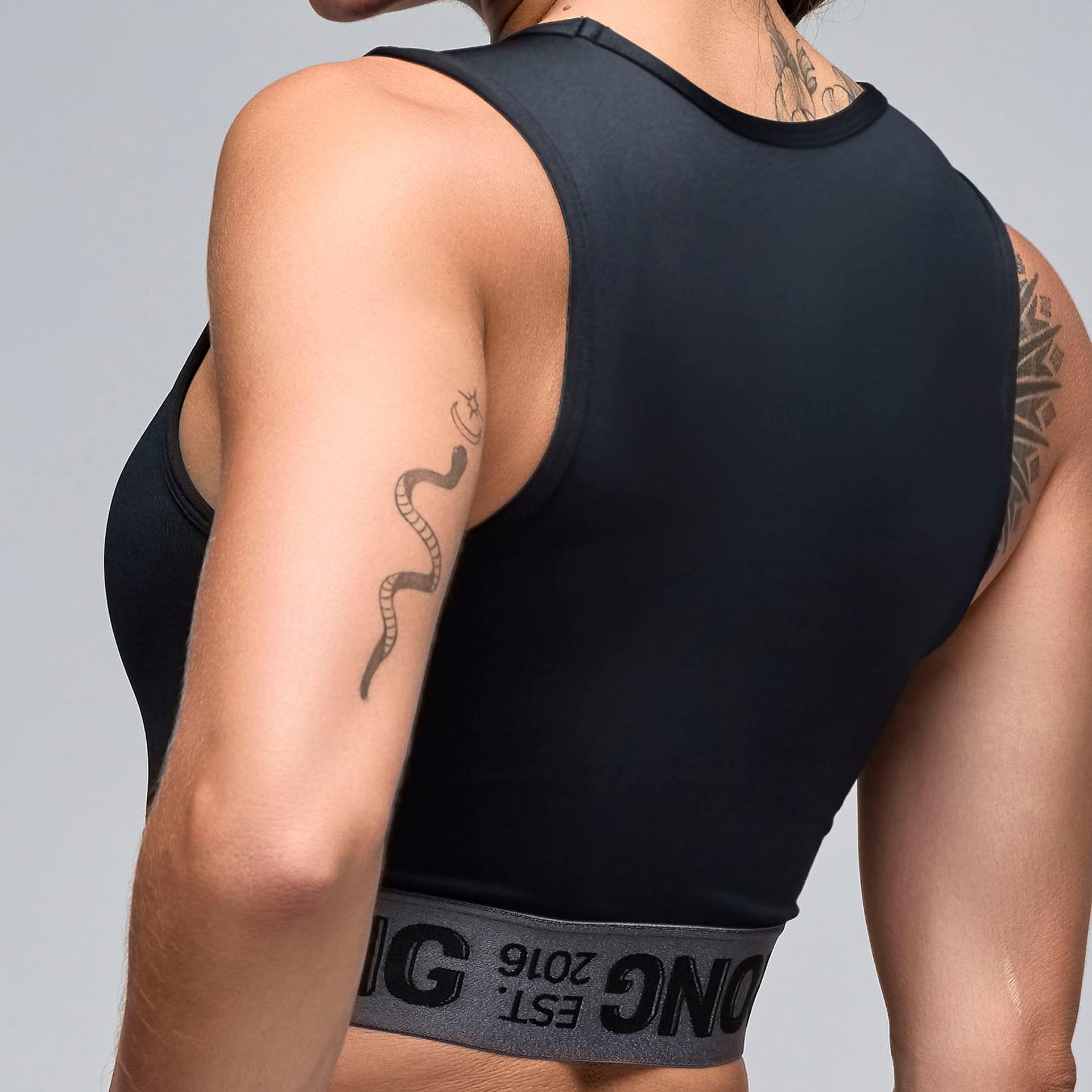 Inspire Your Workout with Strong iD Crop Tank - High Neck