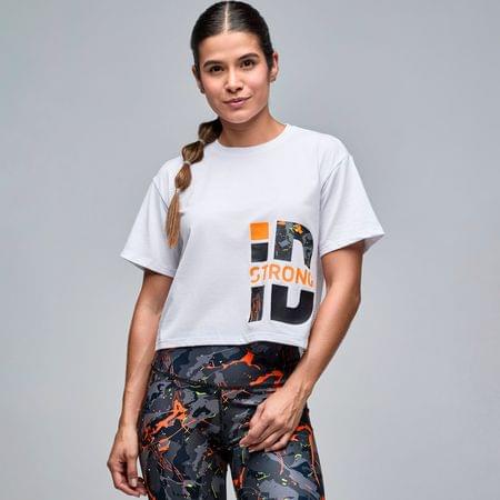 STRONG iD Boxy Top With Mesh Back