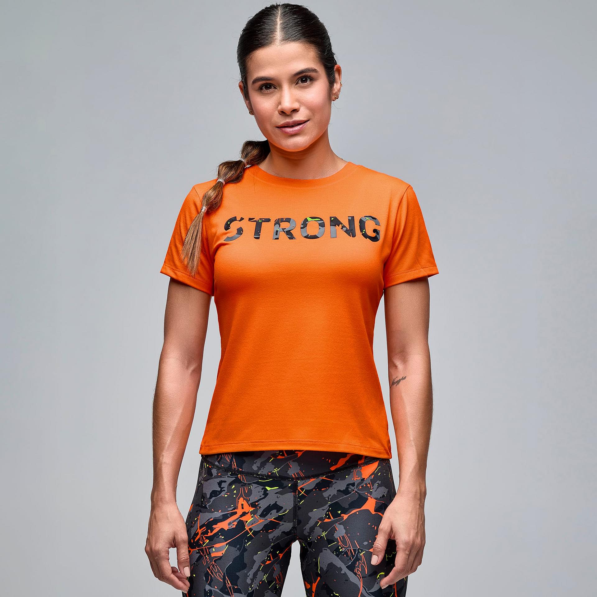 Inspire Your Workout with Strong iD Fitted Short Sleeve Top