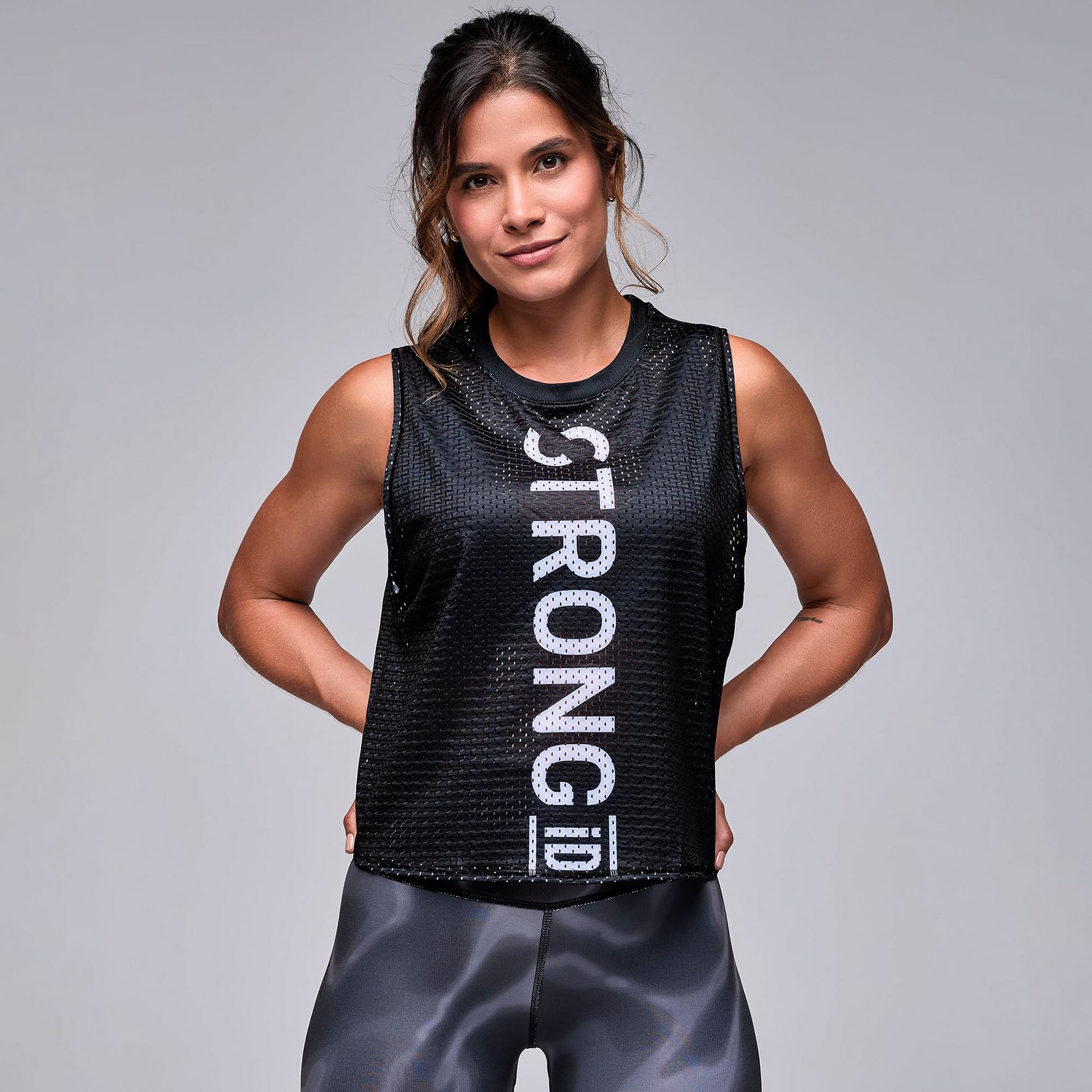 STRONG iD Loose Mesh Muscle Tank