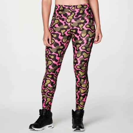 Zumba Wild High Waisted Laced Up Ankle Leggings