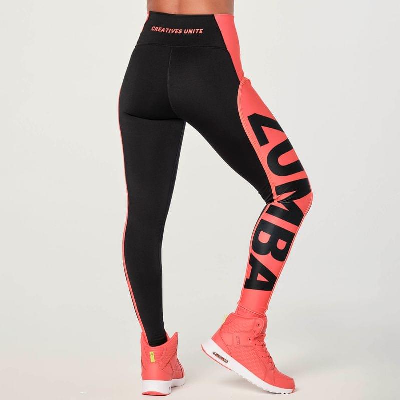 Zumba Creatives Unite High Waisted Ankle Leggings