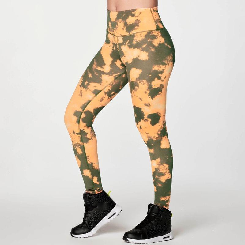 Zumba Move Tie-Dye High Waisted Ankle Leggings