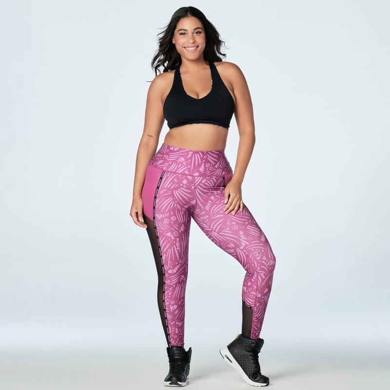 Zumba Butterfly High Waisted Ankle Leggings