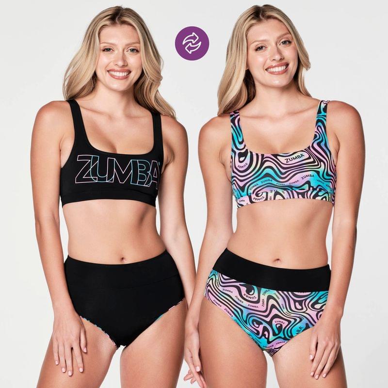 Zumba Reversible Swim Active Brief - Reversible (Includes Bottom Only)