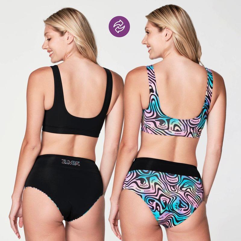 Zumba Reversible Swim Active Brief - Reversible (Includes Bottom Only)