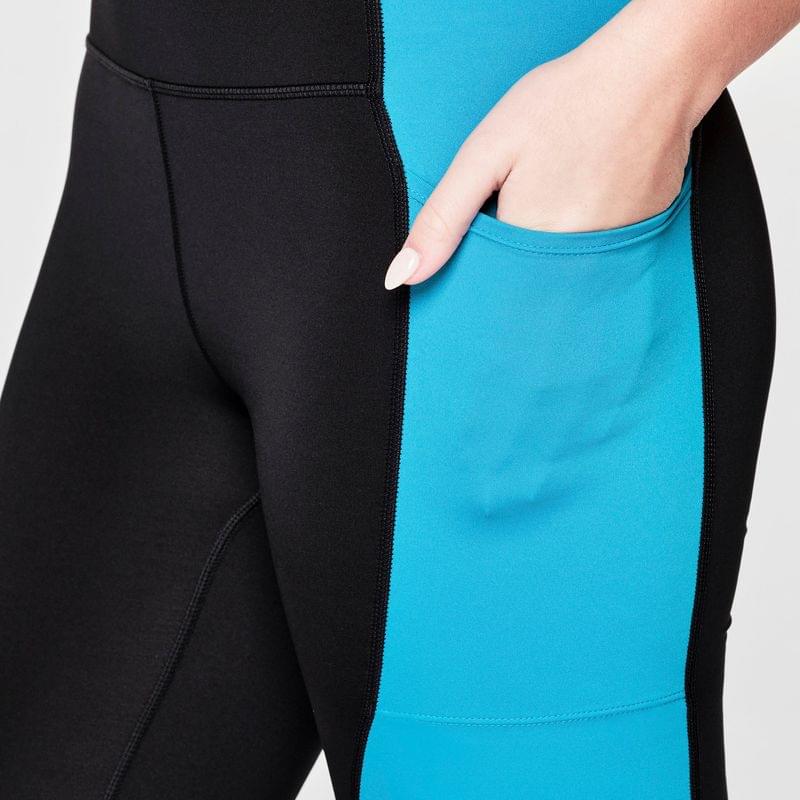 Zumba Electric Club High Waisted Ankle Leggings