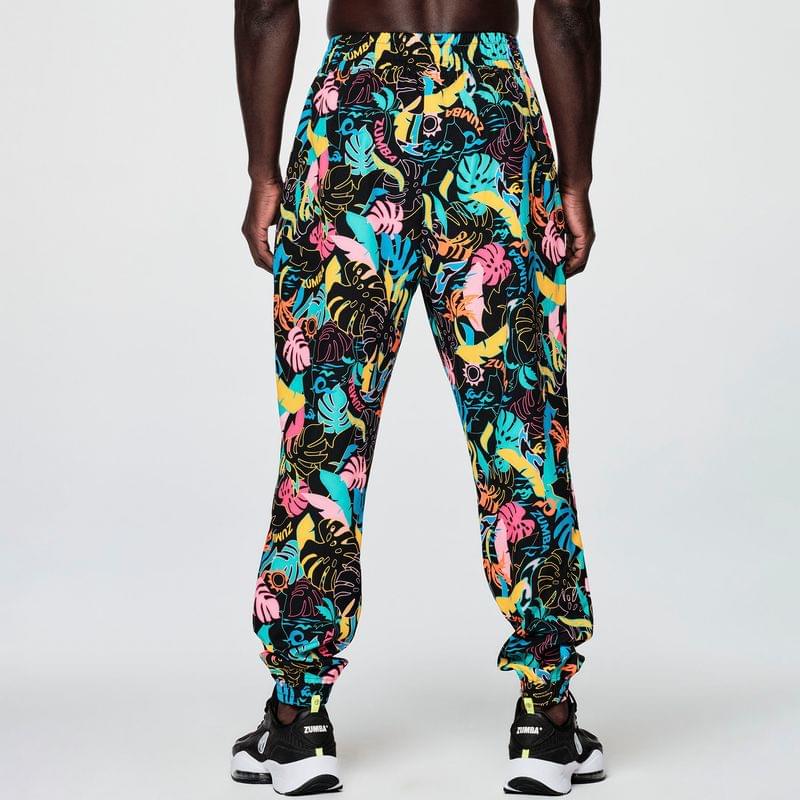 Zumba Palm Party High Waisted Track Pants