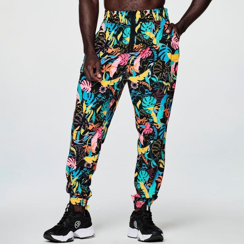 Zumba Palm Party High Waisted Track Pants