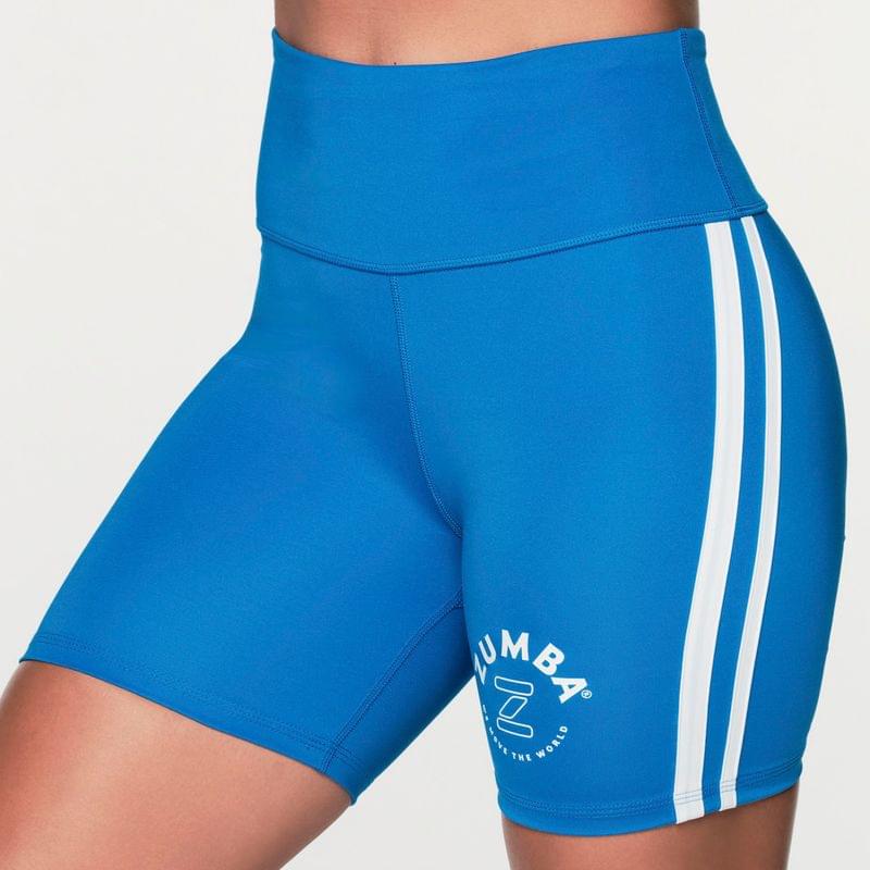 Retro Zumba High Waisted Biker Shorts