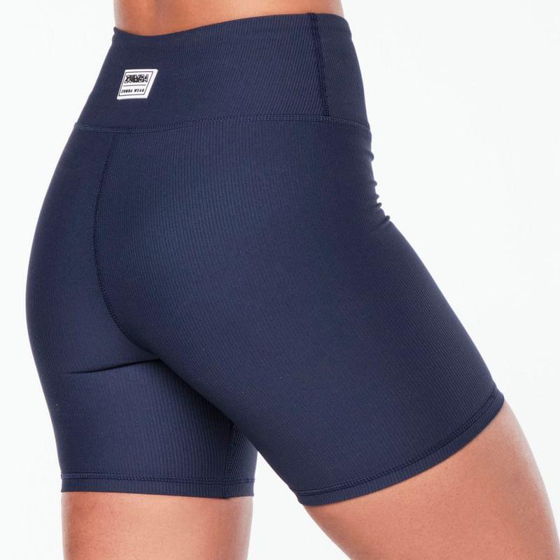 Zumba Prep High Waisted Rib Biker Shorts