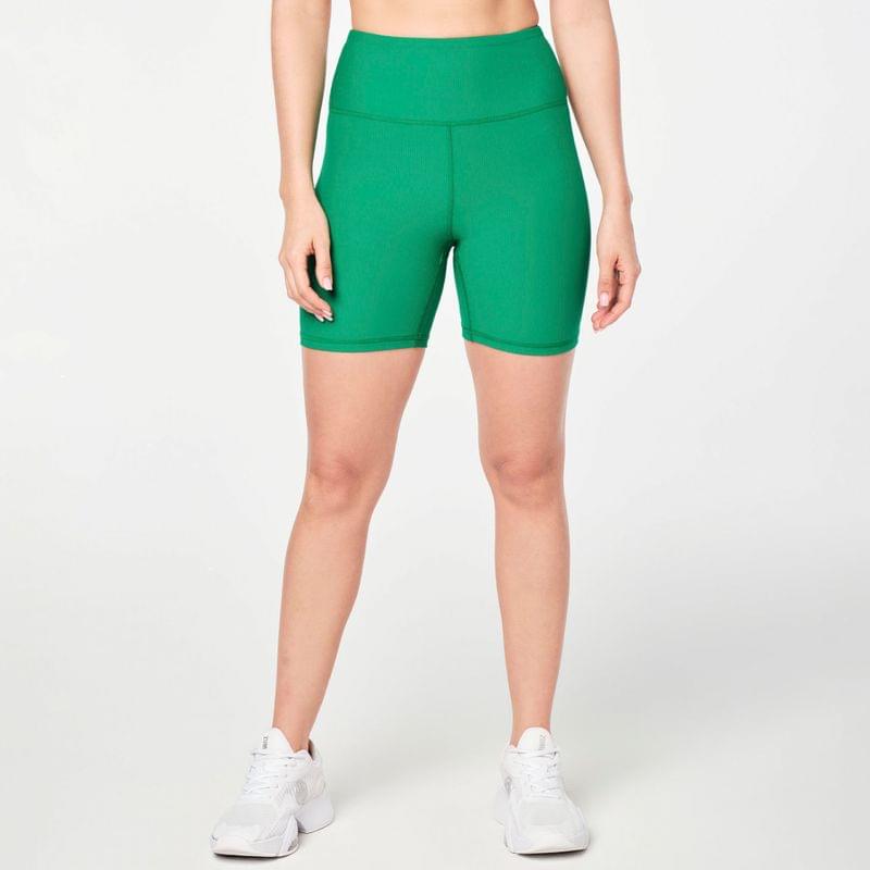 Zumba Prep High Waisted Rib Biker Shorts