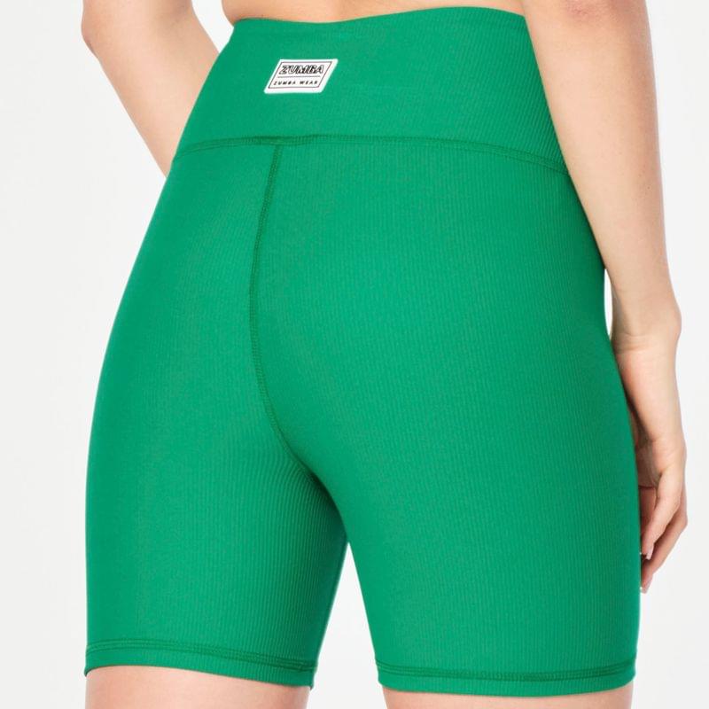 Zumba Prep High Waisted Rib Biker Shorts