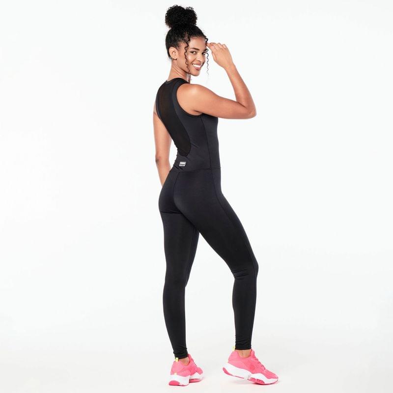 Zumba Prep Long Bodysuit With Mesh Back