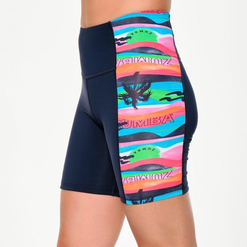 Zumba Sun And Swim Biker Shorts