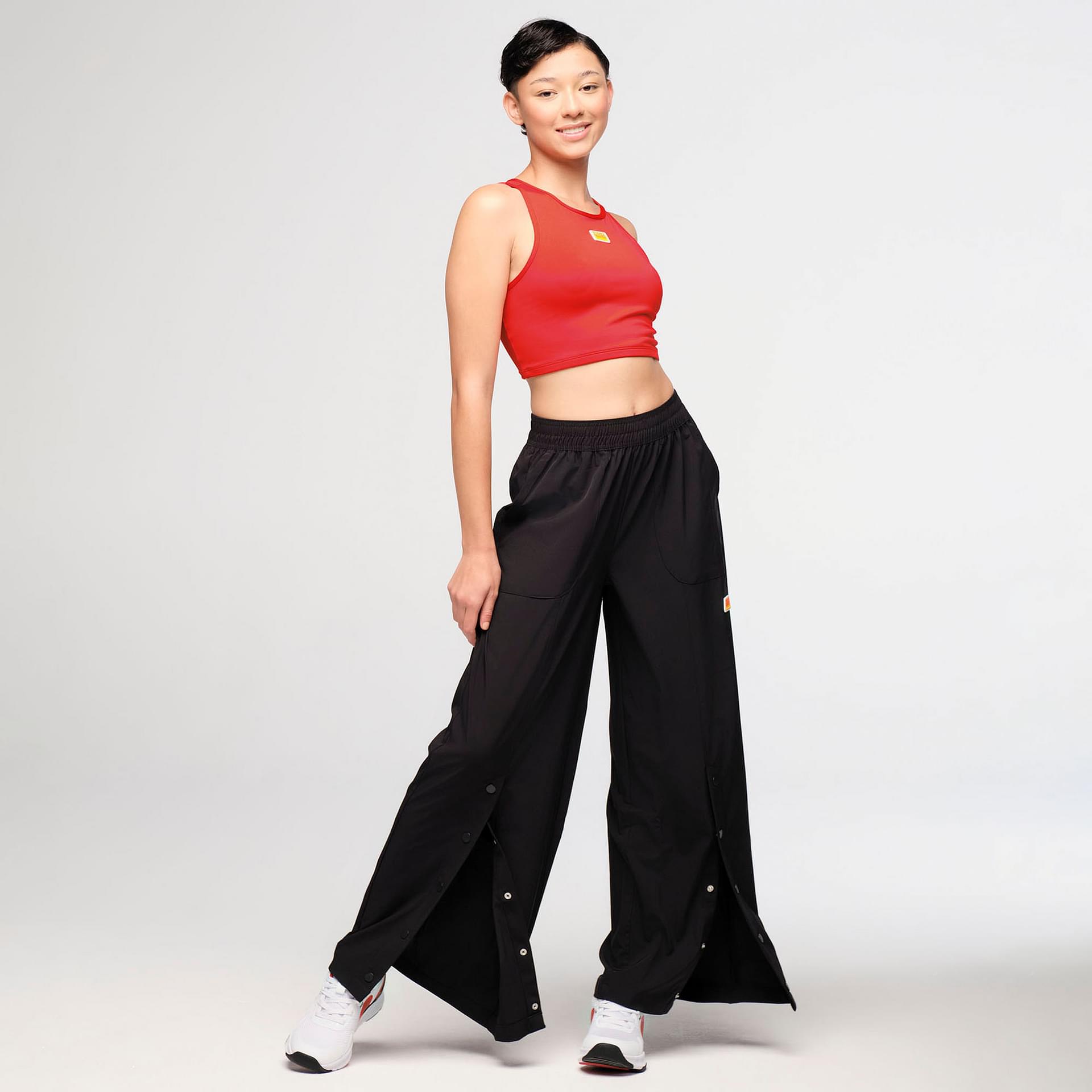 Inspire Your Movement with Zumba Wide Leg Woven Pants - Bold Black 