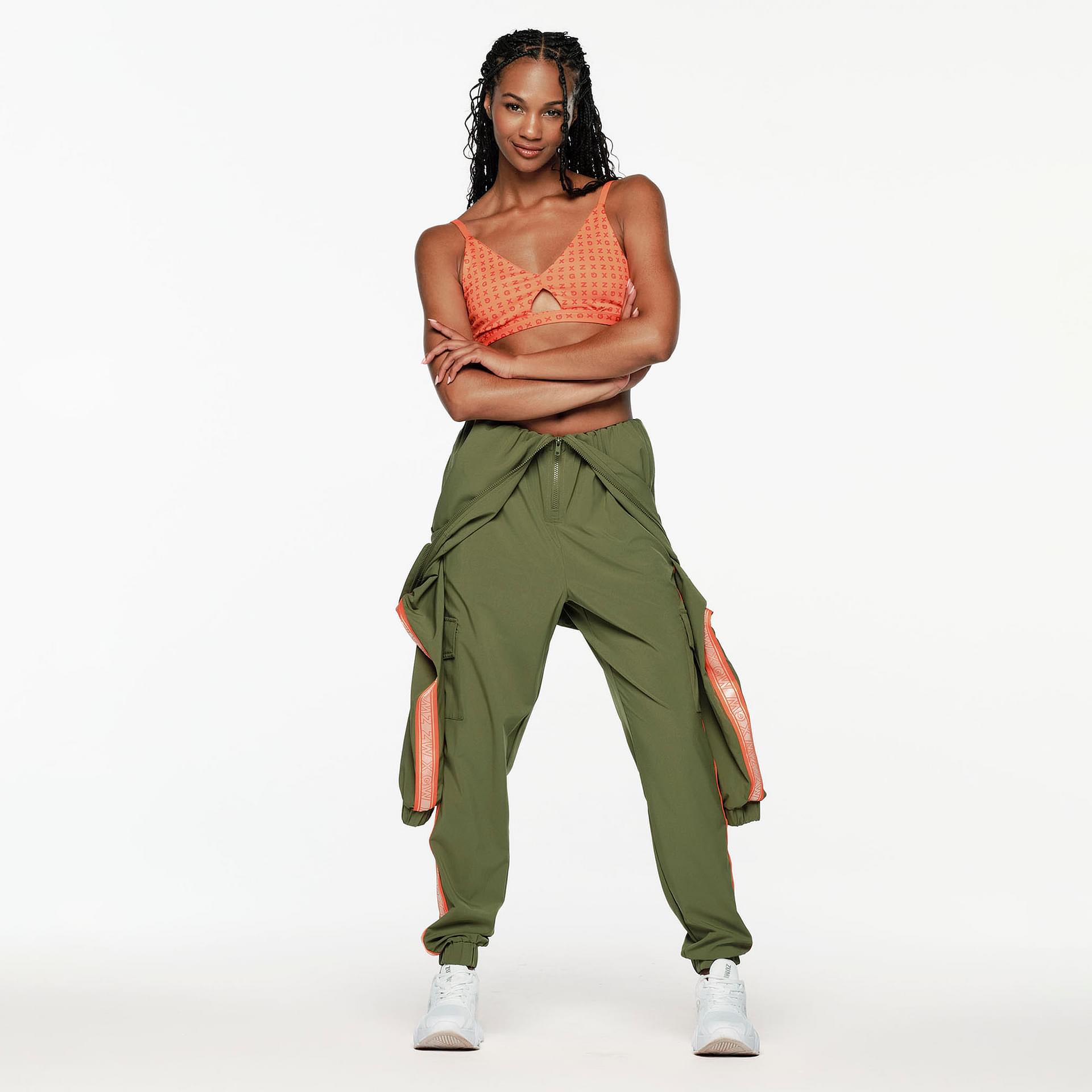 Elevate your style with ZW X GW Mock Neck Cargo Jumpsuit