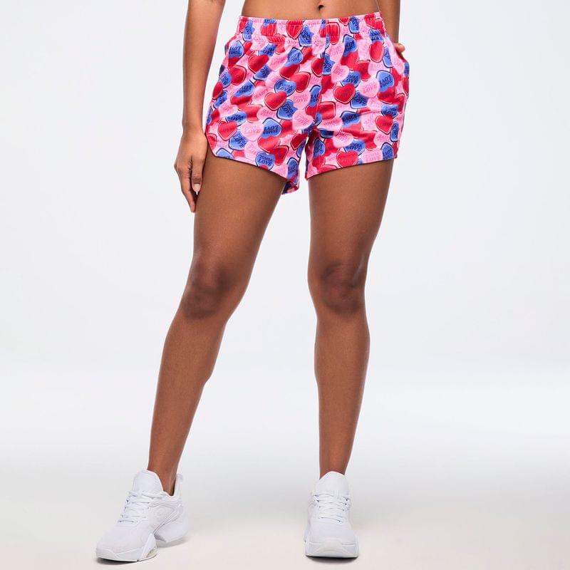 Zumba Love High Low Mesh Shorts